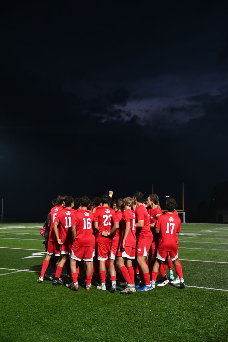 Group huddles